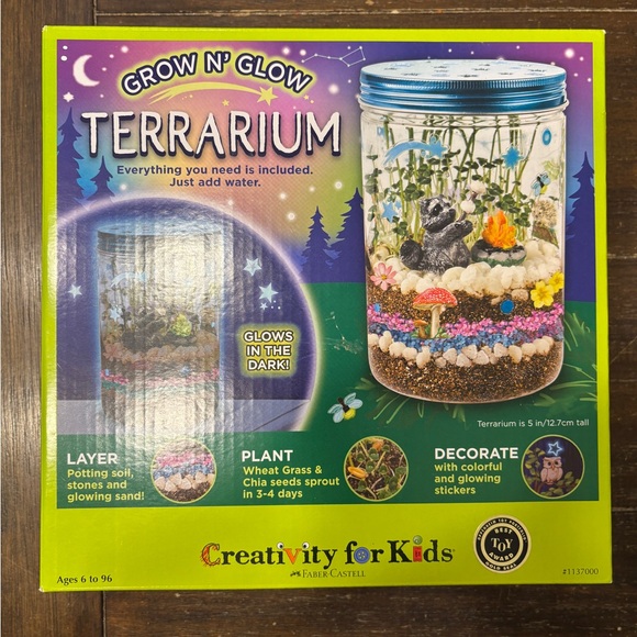 Other - Creativity for Kids Grow N' Glow Terrarium Kit